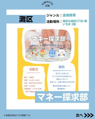 マネー探求部（灘区・金融教育）の紹介画像